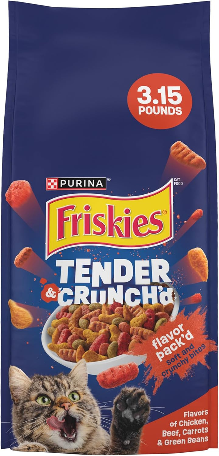 Purina  Tender and Crunch'D with Flavors of Chicken, Beef, Carrots and Green Beans - 16 Lb. Bag