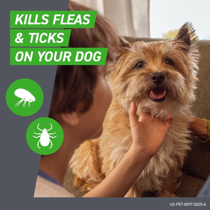 plus Flea and Tick Treatment for Large Dogs up to 45 to 88 Lbs. 3 Treatments