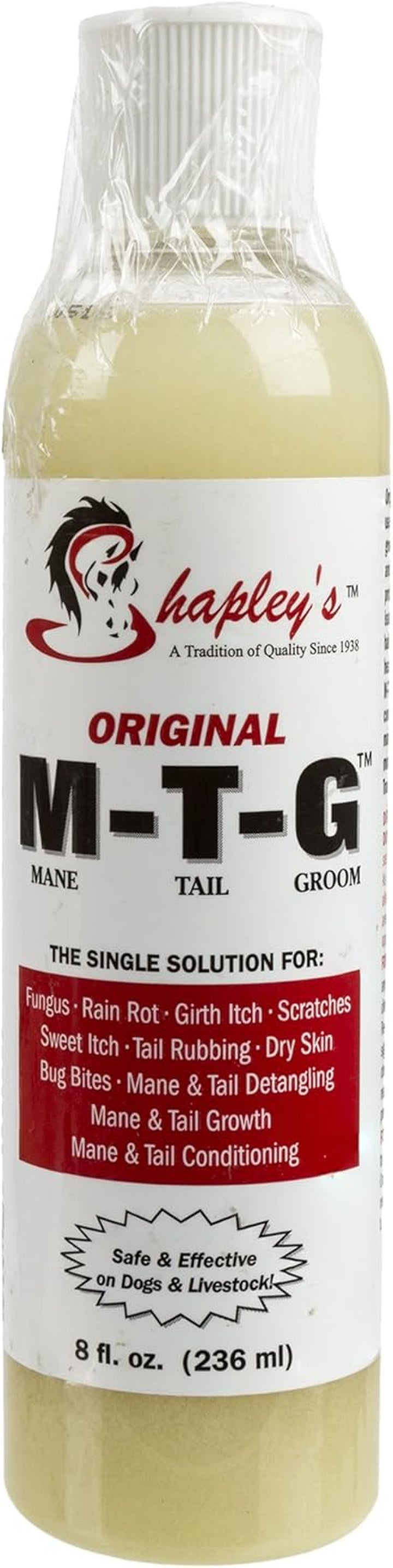 MTG8OXDSTSMTG DS Original M-T-G Mane Tail & Groom for Horses, 8 Oz