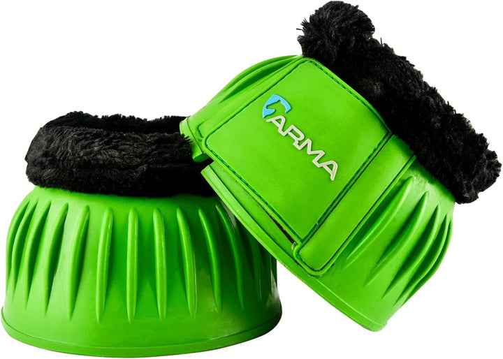 ARMA Fleece Trim Bell Boot (Black, Full)