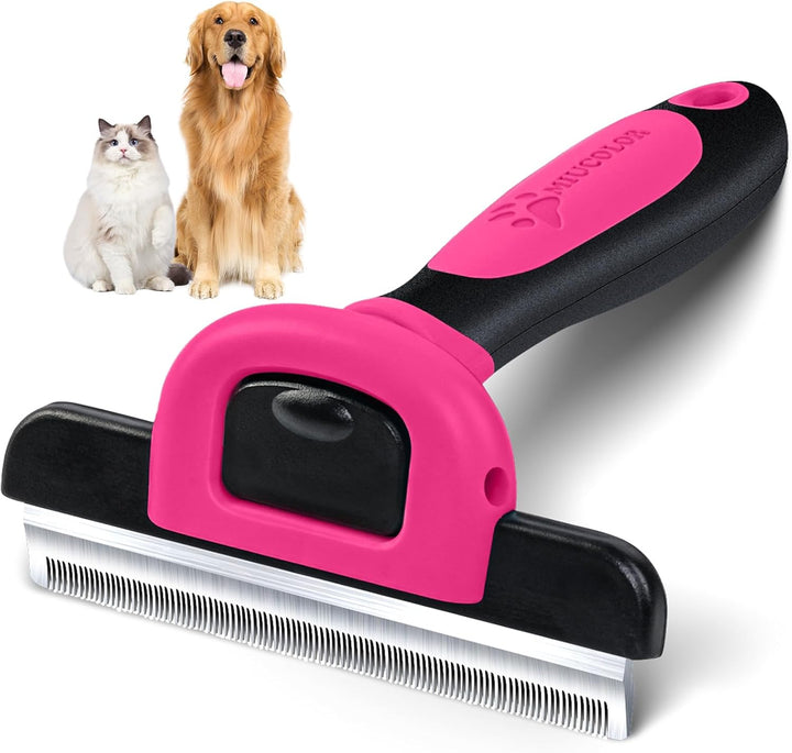 Pet Grooming Brush, Deshedding Tool for Dogs & Cats, Effectively Reduces Shedding by up to 95% for Short Medium and Long Pet Hair