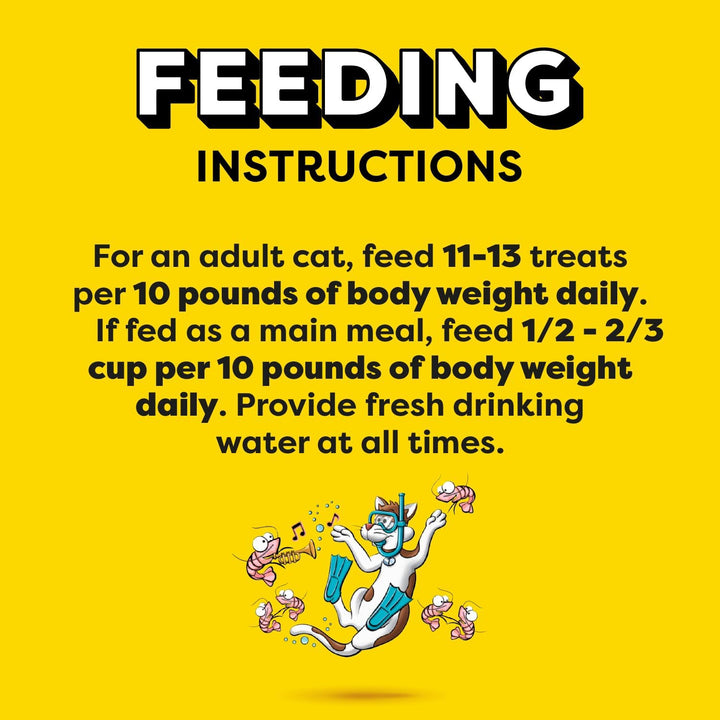 Classic Crunchy and Soft Cat Treats, Shrimpy Shrimp Flavor, 16 Oz. Tub