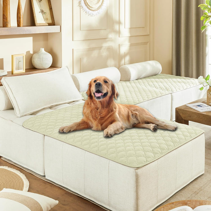 3X Stronger Waterproof Pet Blanket, Scratch Proof Furniture Protector for Dogs Cats, Reversible Cover 30X70 Inch, Dark Grey/Light Grey