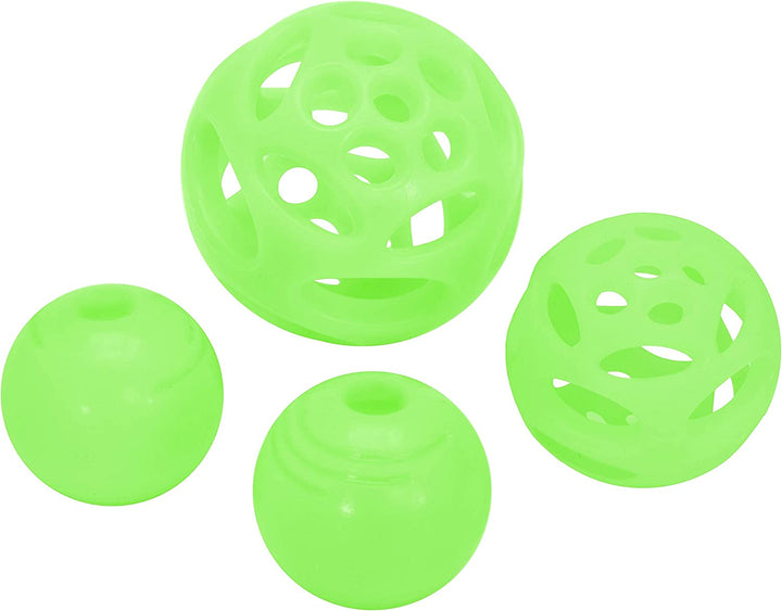 Glowing Fetch Ball, Dog Ball Toys, 2.5" 2-Pack Balls