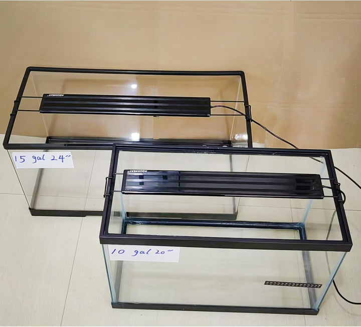 LED Aquarium Light for 18 to 24 Inch Fish Tank, Auto on off with Timer, Full Spectrum, Adjustable Brightness, Daylight Moonlight Mode, for Fresh Water Low-To-Mid Light Plants