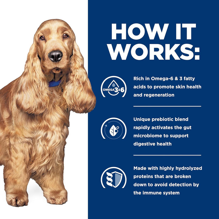 Z/D Skin/Food Sensitivities Hydrolyzed Dry Dog Food, Veterinary Diet, 25 Lb. Bag