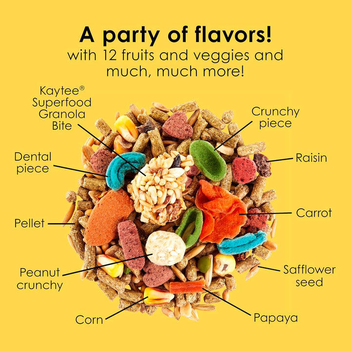 Fiesta Guinea Pig Food, Nutritious and Fun Blend, Supports Dental Health and Digestion, 4.5 Pounds