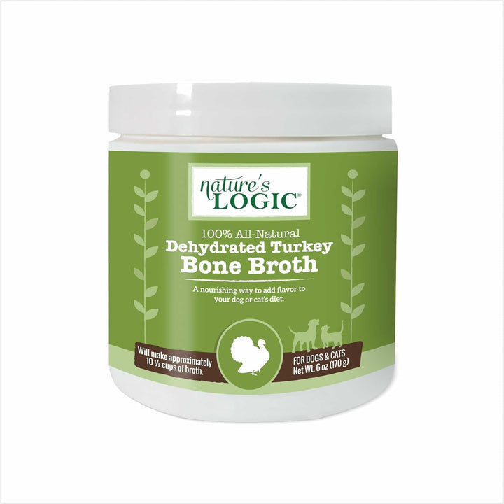 Dehydrated Bone Broth Powder - 100% Natural Dog & Cat Topper - Rich in Glucosamine & Chondroitin - Boosts Immune System - Gluten-Free, No Synthetic Ingredients - Chicken, 6Oz