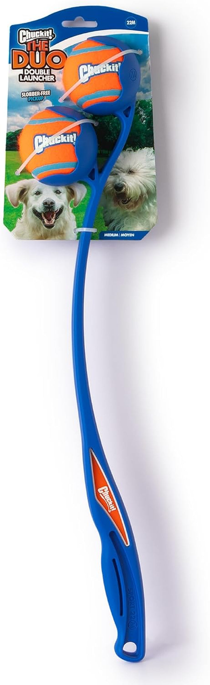 Ecofetch Dog Ball Launcher - Medium (2.5") Dog Fetch Portable Sports Ball Thrower for Dogs 20-60 Pounds