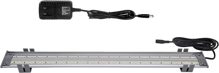 Happybird Lighting Bird Cage Light with Chew Guard - Full Spectrum LED Pet Light - Simulates Natural Environment - Safe for Hookbill Birds – Easy to Install - (24" Long)