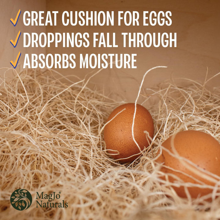 Premium Aspen 12 Pack Excelsior Nesting Liners (12 Pack), Chicken Bedding for Nesting Box, Nesting Pads Box Liners, Chicken Bedding for Coop, Chick Bedding, USA Grown & Sustainably Harvested