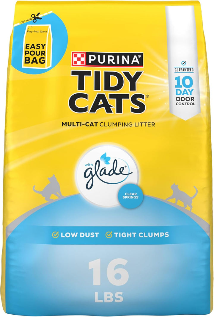 Purina  Clumping Multi Cat Litter, Glade Clear Springs - 38 Lb. Box