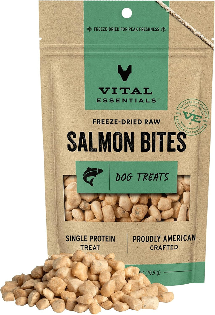 Rabbit Bites Dog Treats, 2 Oz | Freeze-Dried Raw | Single Protein | Premium Quality High Protein Training Treats | Grain Free, Gluten Free, Filler Free