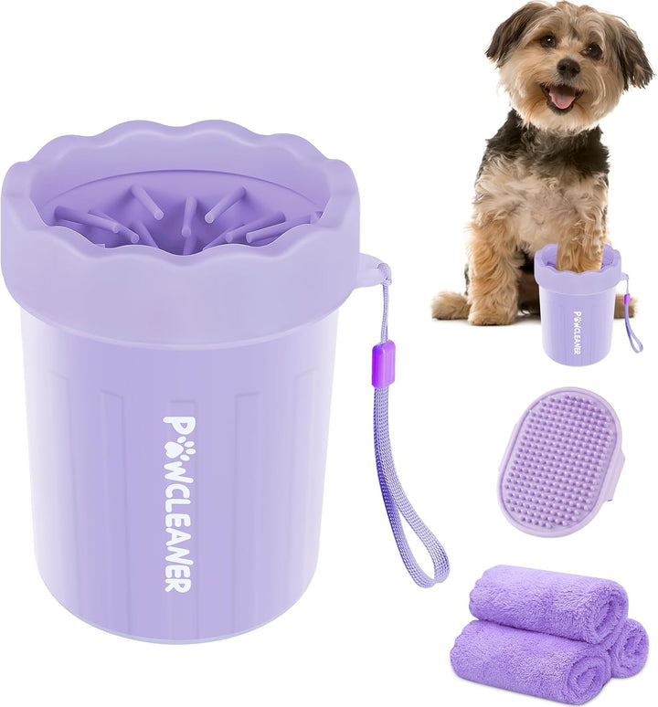 Dog Paw Cleaner, Dog Paw Washer, Paw Muddy Paw Cleaner, Pet Foot Cleaner for Small Medium Large Breed Dogs/Cats (With 3 Absorbent Towel)