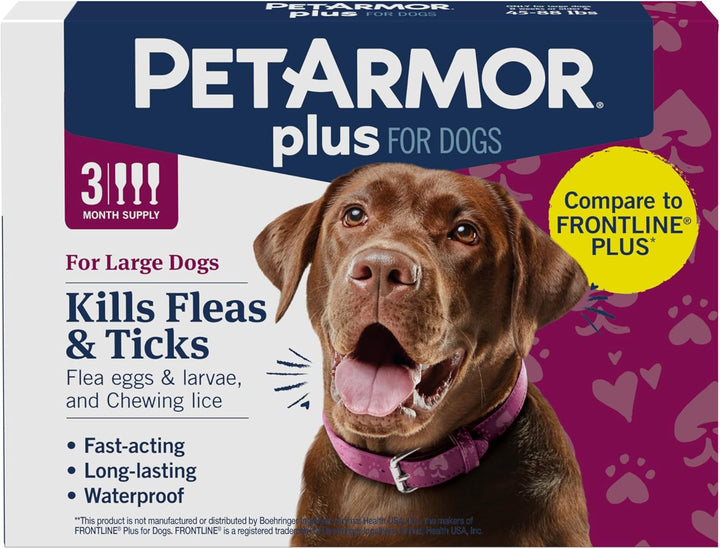 plus Flea and Tick Prevention for Cats over 1.5 Lbs, Cat Flea and Tick Treatment, 6 Doses, Waterproof Topical, Fast Acting