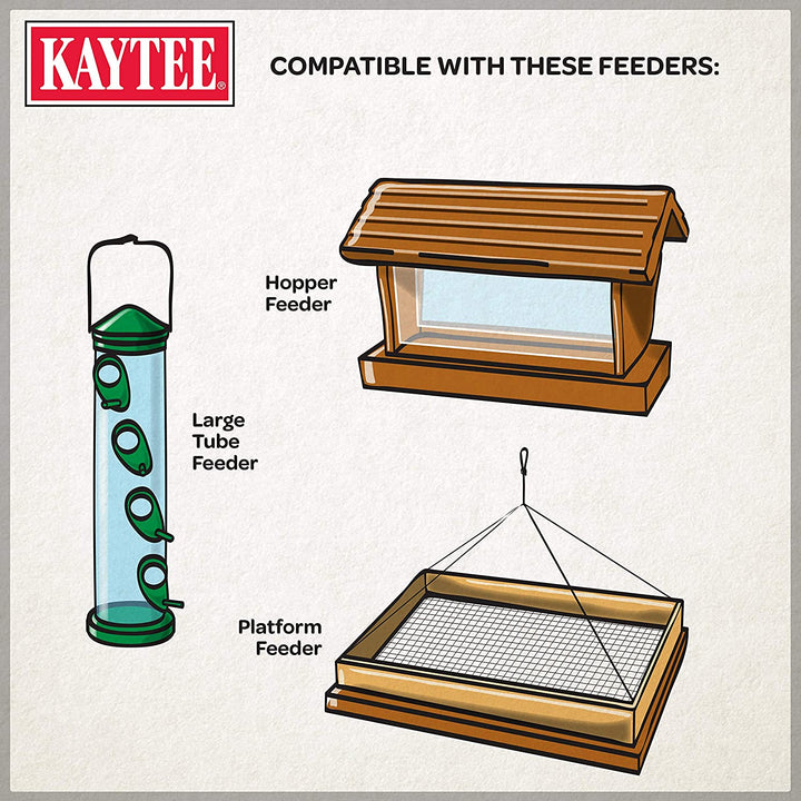 Wild Bird Ultimate No Mess Wild Bird Food Seed for Cardinals, Finches, Chickadees, Nuthatches, Woodpeckers, Grosbeaks, Juncos and Other Colorful Songbirds, 9.75 Pound