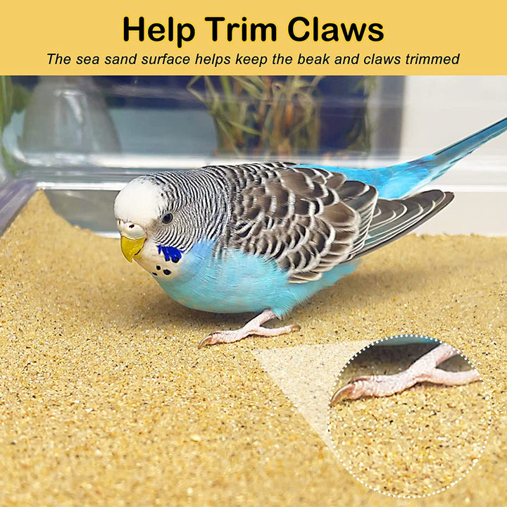 Gravel Paper for Bird Cage 10-Pack 11” X 17” Gravel Liner Paper Sand Sheets Bird Cage Liners