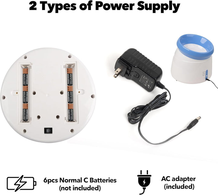 Automatic Dog Ball Thrower Launcher for Small and Medium Dogs, Interative Dog Fetch Machine with 3 Tennis Balls (2'') for Indoor/Outdoor Throwing Game Launch Distance 10-30Ft