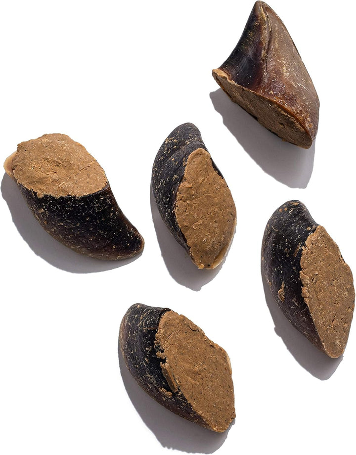 Filled Cow Hooves for Dogs, Cow Hoofs for Dogs, Natural Dog Chews, Stuffed Bones (Bully Stick Flavor) 5 Pack