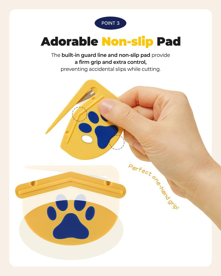 ] Matt Splitter for Dogs & Cats | Professional Dematting Tool with Steel Blade | Easily Removes Knots, Mats & Tangles | Safe & Gentle Pet Grooming Comb for Long & Medium Coats