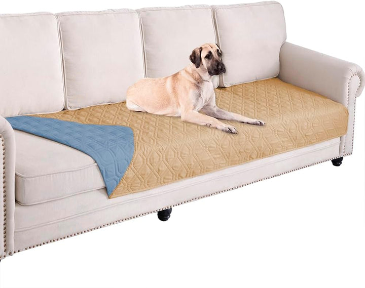 Waterproof Dog Bed Cover Pet Blanket for Furniture Bed Couch Sofa Reversible