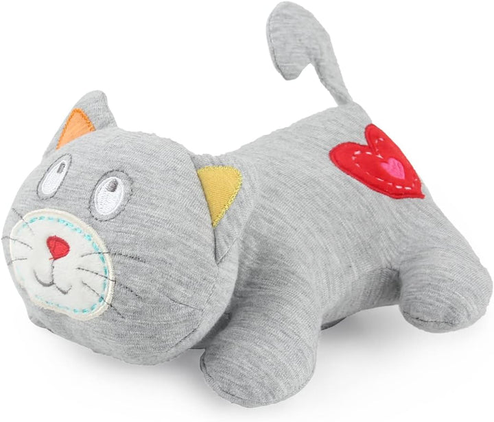 Heartbeat Cat Calming Toy Heartbeat Soothing Kitty Toys Stuffed Plush Warm Toys for Cats Comfort Kitty Stress Relief and Sleep Aid Toy