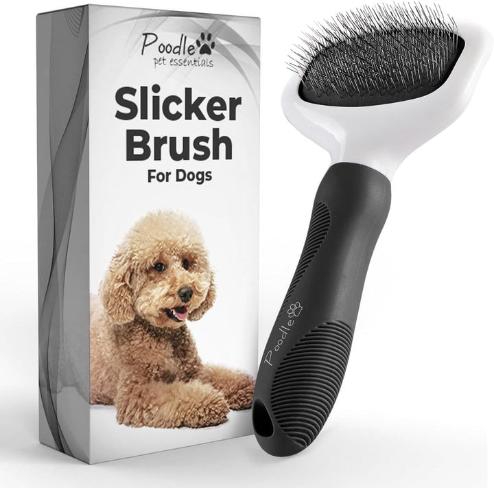 Slicker Brush - for Dogs, Cats, Rabbits - Matted/Loose Fur, Knots - Suitable for Doodle/Goldendoodle Grooming and Shredding Short/Long Hair