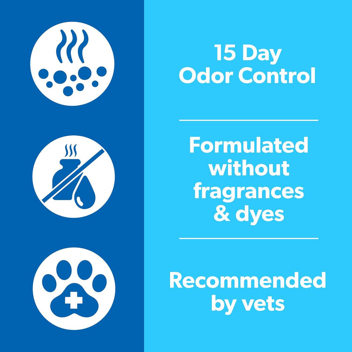 Advanced Simply Unscented Clumping Litter,  Unscented Cat Litter Fights Odor on Contact, 37 Lbs. (2 X 18.5 Lb. Box)