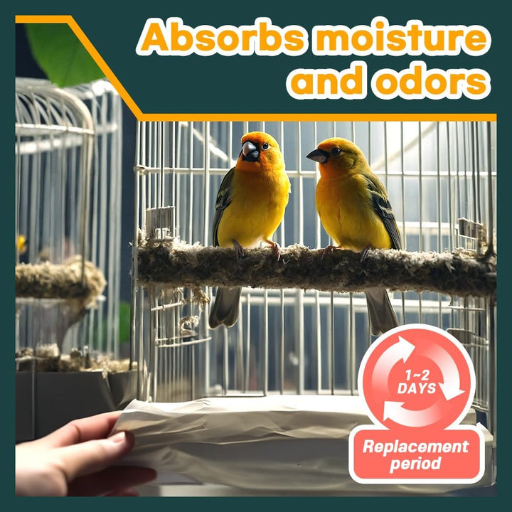 Bird Cage Liner - 120 Acid-Free Newsprint Sheets, 31" X 21.5", 5.5 Lb - Perfect for Packing, Pet Cages, Non-Toxic & Safe for Birds, Ideal for Crafts, Shipping, Moving