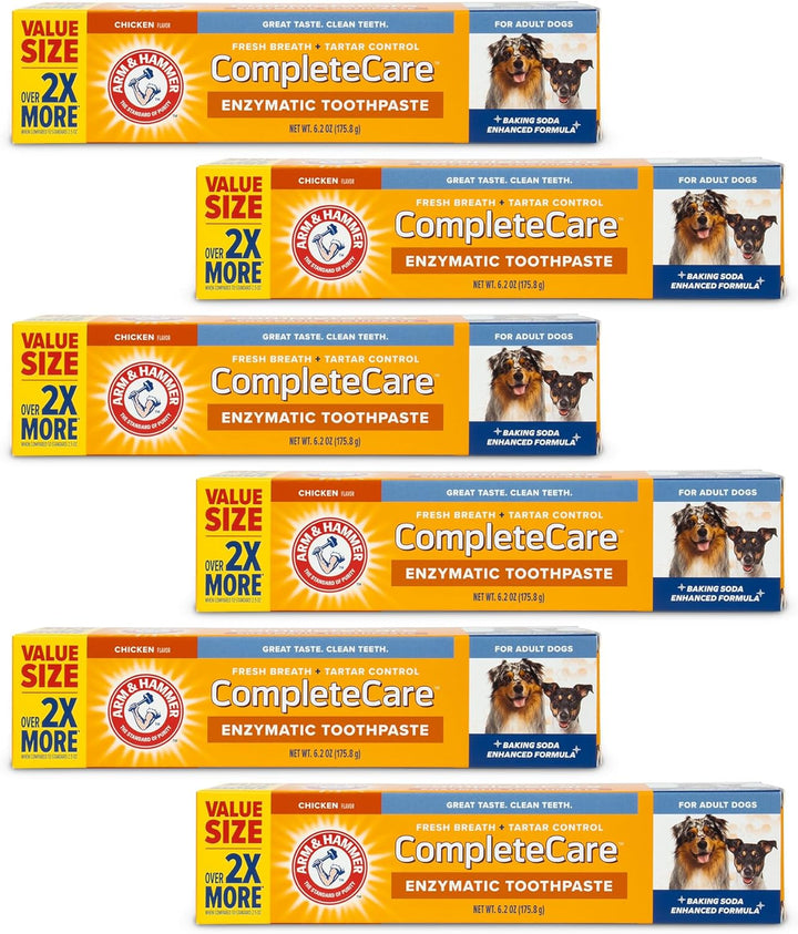Complete Care Enzymatic Dog Toothpaste, 6.2 Oz - Pet Toothpaste for Puppies and Adult Dogs, Dental Care and Clean Teeth, 6.2 Oz