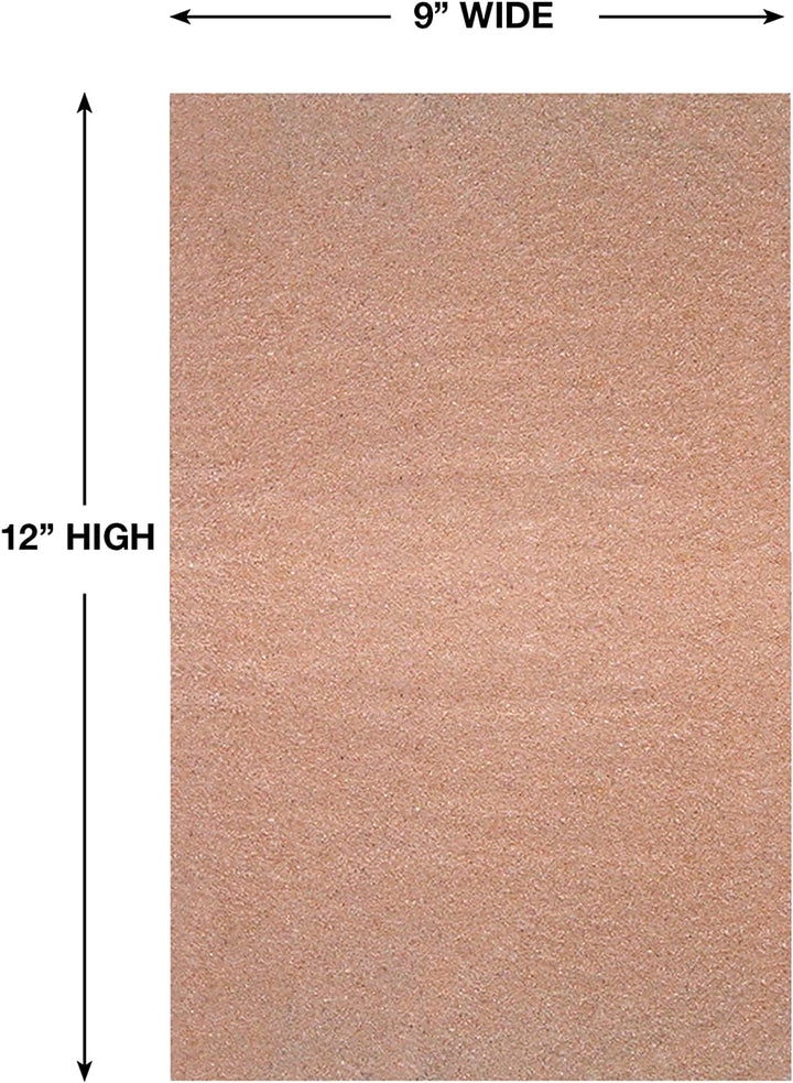 7 Pack Gravel Paper for Bird Cage, 9 by 12-Inch | Great for Hard-Billed Birds | Safe, Clean, and Easy for Improved Digestion (BA637)