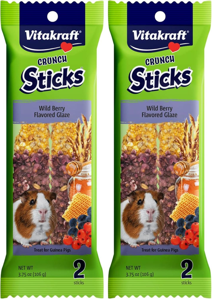 Guinea Pig Fruit & Honey Treat Sticks 2 Pack, 3.5 Ounce