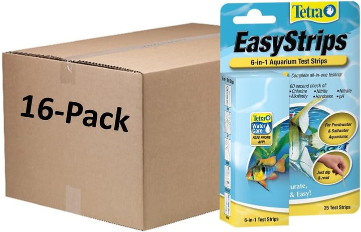 Easystrips 6-In-1 Aquarium Test Strips, Water Testing (19542)