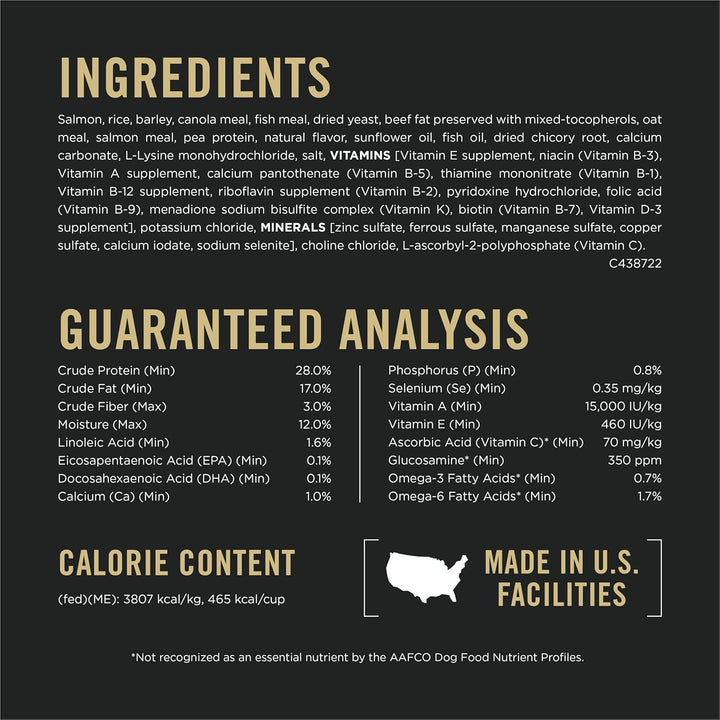 Sensitive Skin and Stomach Dog Food Small Breed, Adult Salmon & Rice Formula - 4 Lb. Bag