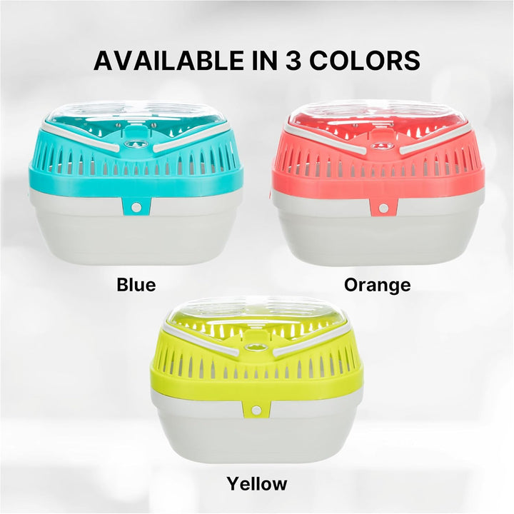 Pico Transport Crate, Small Pet Carrier, Portable Travel Carrier, for Small Pets, Hamsters, Guinea Pig, Lizards