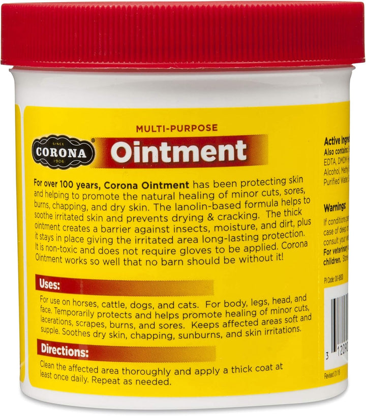 Manna Pro  Ointment for Horses | Lanolin-Based Formula Helps Sooth Irritation | 14 Ounces
