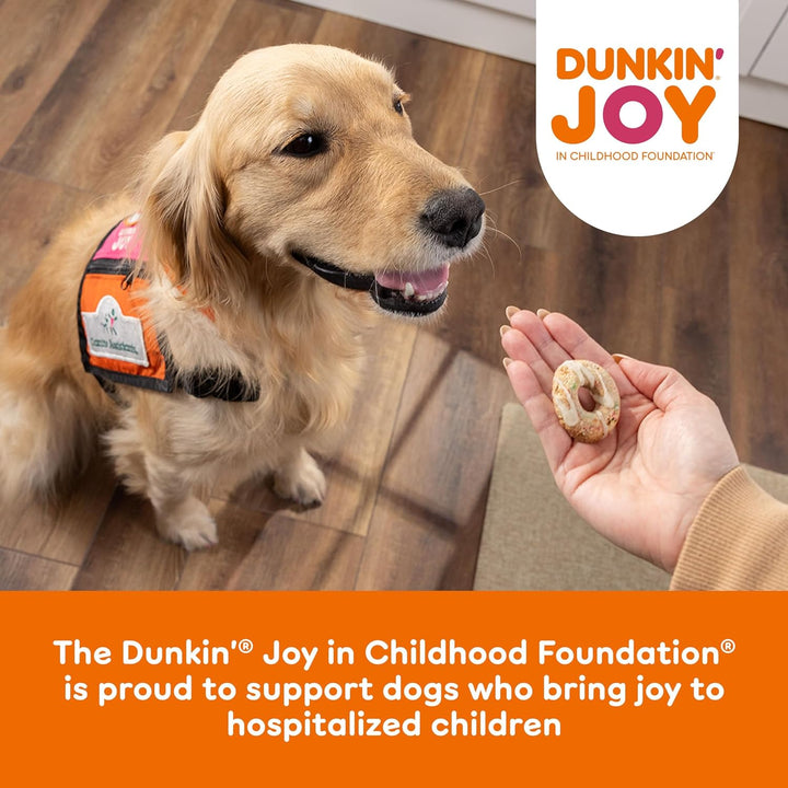 Dunkin' Vanilla Glaze Flavor Dog Biscuits with Other Natural Flavors, 8 Oz Bag