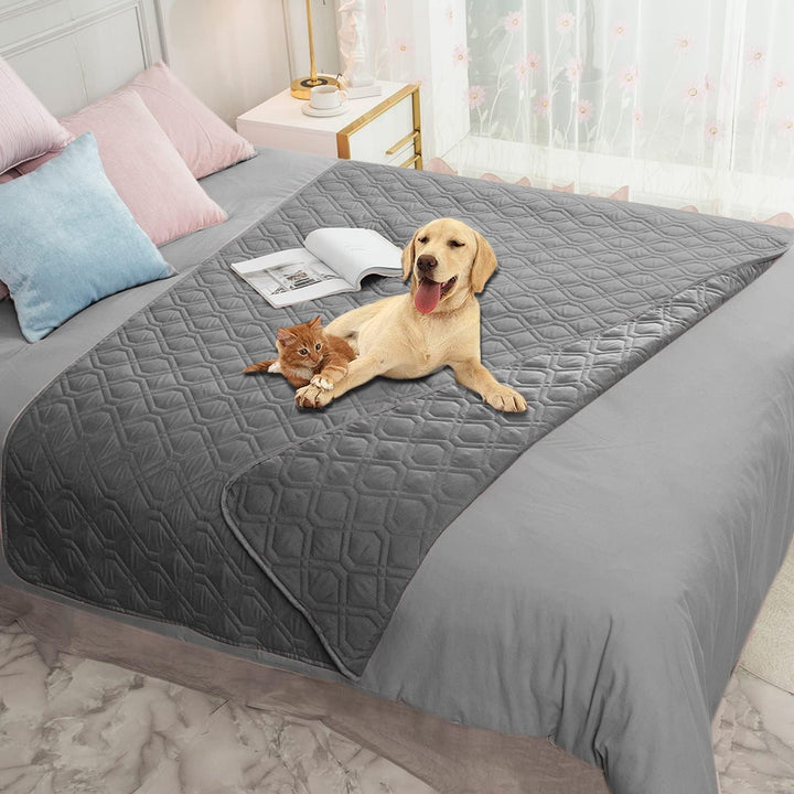Waterproof Dog Bed Cover Pet Blanket for Furniture Bed Couch Sofa Reversible