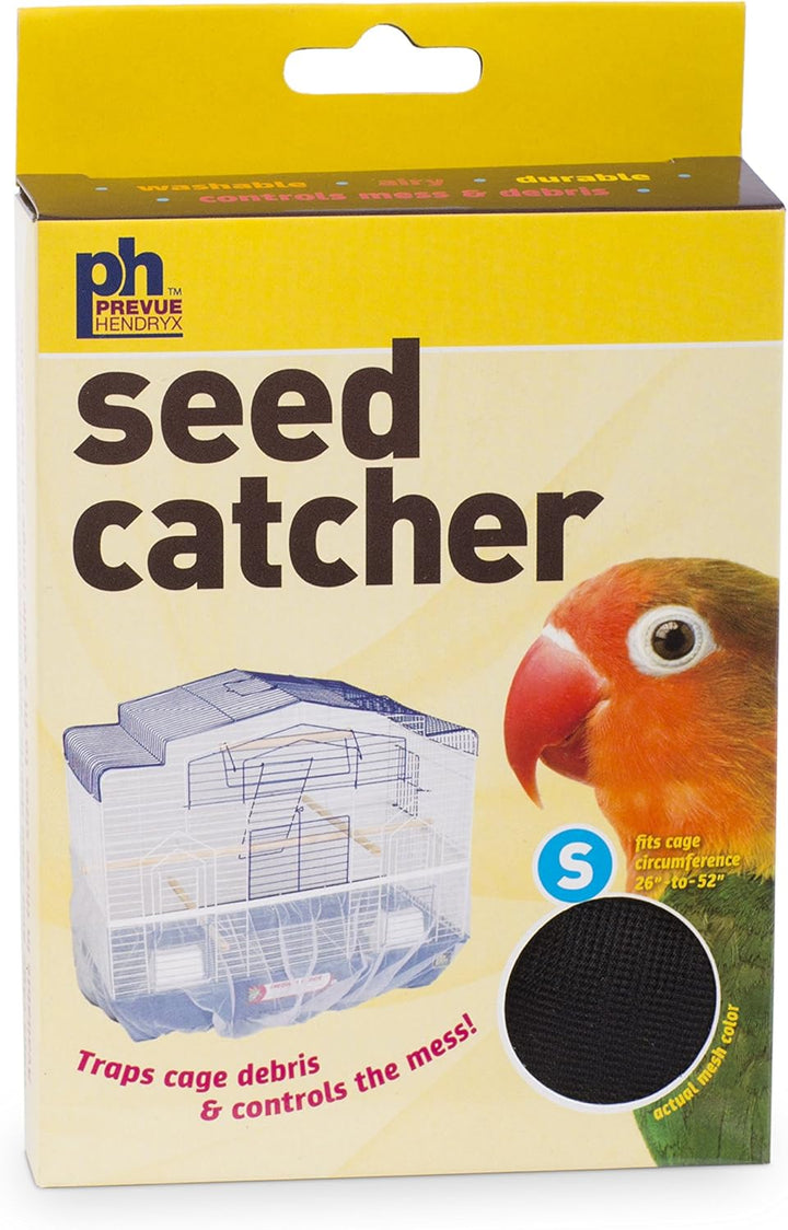 Prevue Pet Products 821W Mesh Bird Seed Catcher, White, Medium/8"