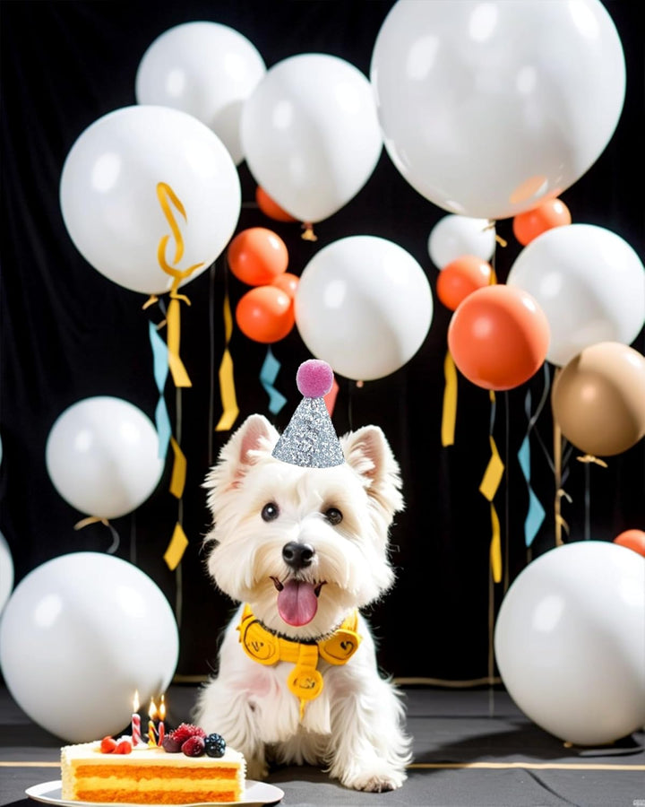 10 Pack Mini Small Dog Hats with Sequins Puppy Birthday Party Hats Cats Adjustable Holiday Hats Headband Kitten Hats Pet Grooming Costume Accessories