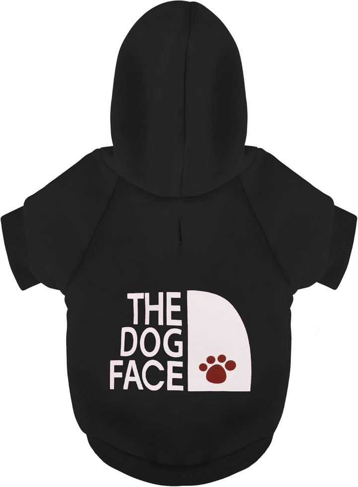 Blue Chihuahua Dog Hoodie: Keep Your Pup Warm and Stylish with a 'The Dog Face' Printed Sweatshirt, Pet Clothes, and Sweater Coat All in One - Perfect for Winter and Cool Summer Nights! M
