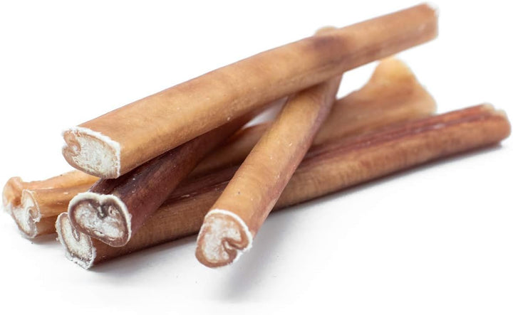 Premium 6 Inch Standard Odor-Free Bully Sticks for Small to Medium Dogs & Puppies - Long Lasting Chews for Oral Care - All Natural, 100% Beef Dog Treats, Rawhide Free (5 Pack)