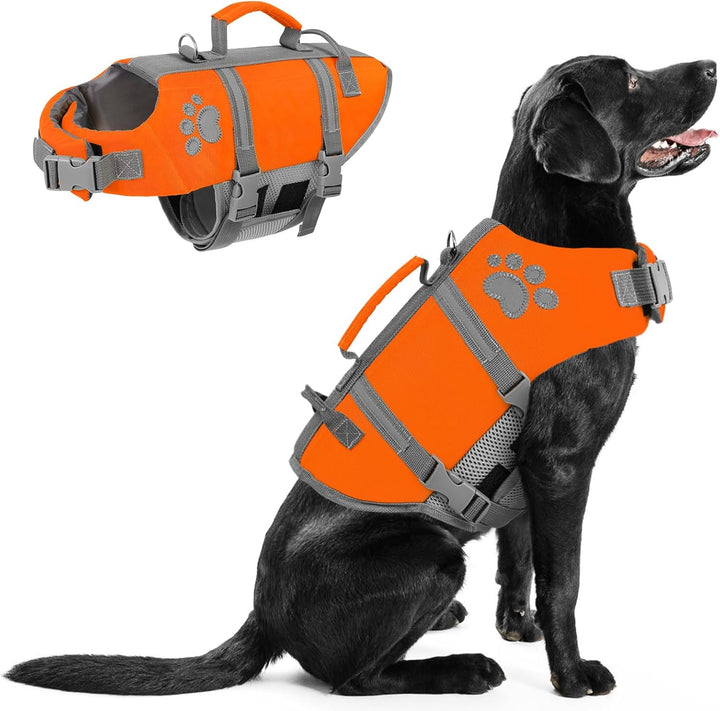 XS Dog Life Jacket, Puppy Life Jackets for Small Dogs, Small Doggie Life Vest for Swimming, Lightweight Extra Small Dog Swim Vest with Handle, Puppy Life Vest for Boating, Cat Lifevest