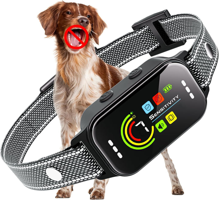 2 Pack Dog Bark Collar, anti Barking Training Collar with 7-Level Sensitivity + 5 Safety Modes, Humane Training System for Large, Medium, Small Dogs