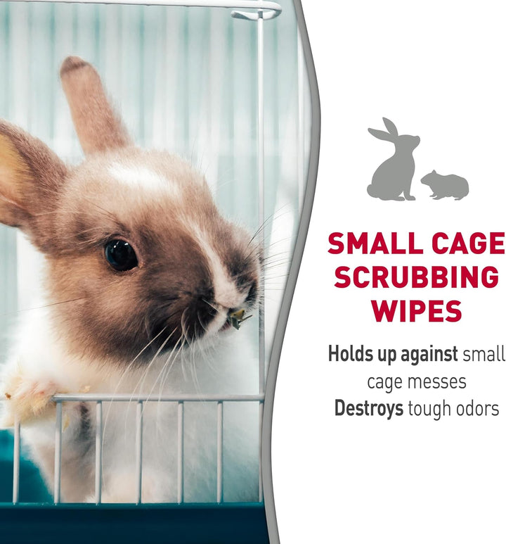 Small Animal Cage Scrubbing Wipes 30Ct