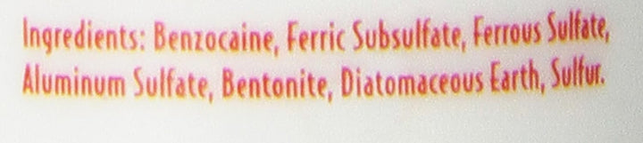 Medistyp Pet Styptic Powder with Benzocaine – Stops Pain, Stops Bleeding from Minor Cuts, 1/2-Ounce Size