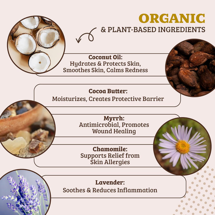 Skin Soother Balm for Dogs – 2Oz Stick, All Natural Hot Spot & Rash Relief – Organic Itchy Skin Soothing Moisturizer for Dry, Red, Crusty Skin – Lick-Safe Dog Balm, Made in USA