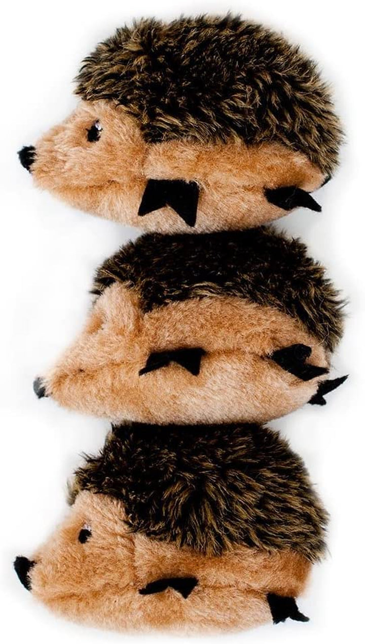Burrow Replacement Miniz - Interactive Dog & Puppy Toys for Boredom, Stimulating Pet Products to Keep Them Busy, Plush Refills for Hide & Seek Puzzle, Squeaky Toy for Enrichment - Hedgehogs