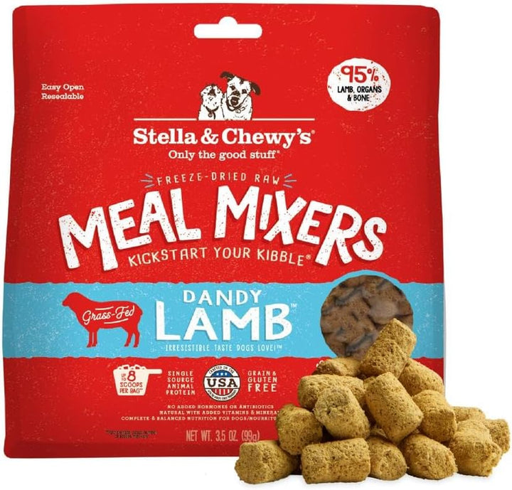 Freeze-Dried Raw Chicken Meal Mixers- Dog Food Topper and Mixer - Made with 95% Cage-Free Chicken, Organs & Bone - Perfect for Picky Eaters - Grain-Free - 3.5Oz