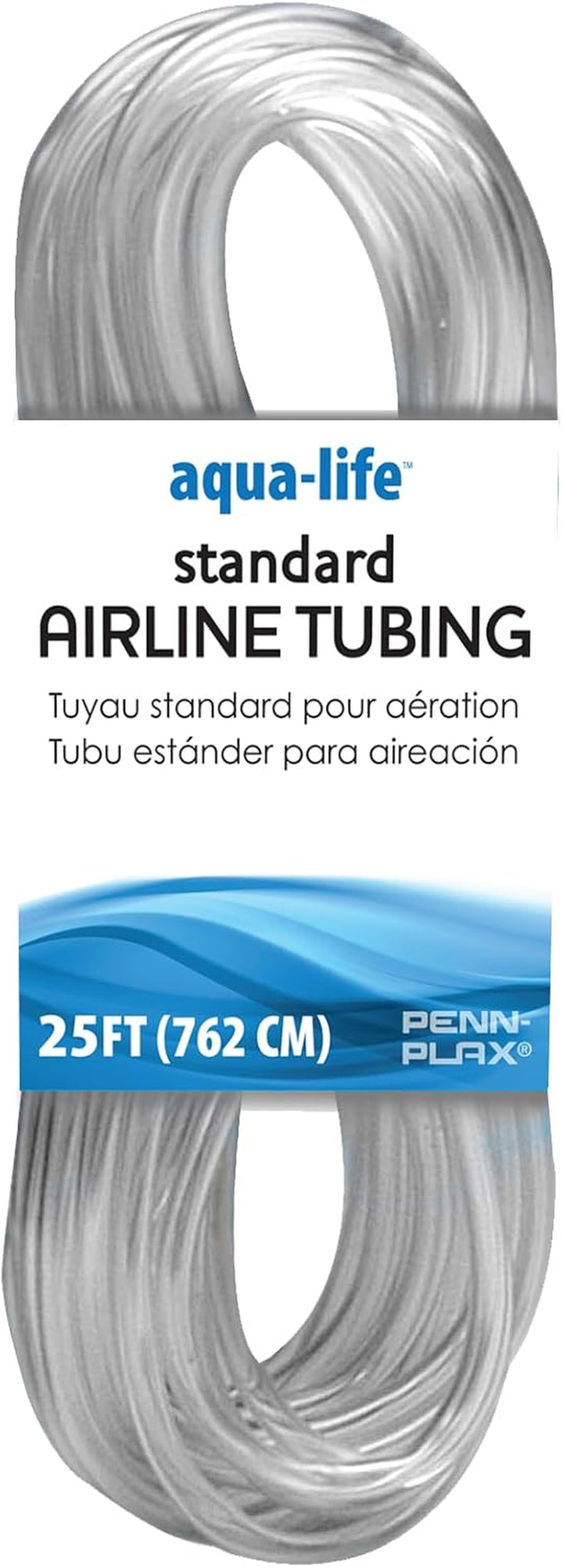 Standard Airline Tubing for Aquariums – Clear and Flexible – Resists Kinking – Safe for Freshwater and Saltwater Fish Tanks – 25 Feet